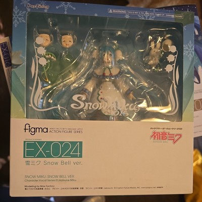 figma EX-024 雪ミク  Bell ver. Miku Hatsune Snow Bell figma EX-024 Vocaloid Action Figure Max