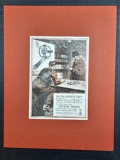 1913 mounted and matted magazine ad for Victo...