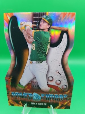 2026 Bowman Chrome Nick Kurtz Power Chords Die Cut - ATHLETICS