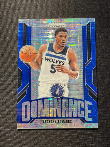 2024-25 Panini Prizm Dominance Anthony Edwards #9 Red Pulsar 79/99 NQ16