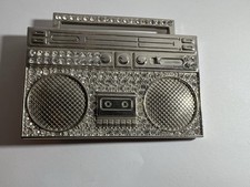 Vintage Boom Box Belt Buckle Dj Gift Hiphop Ghetto Buckle