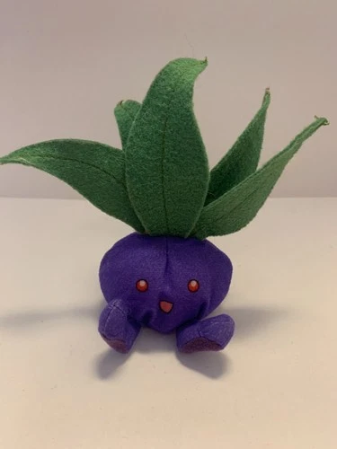 Pokemon Purple Oddish Vintage 1999 Burger King Collectible Plush Toy