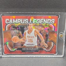 Panini Prizm Draft Picks Campus Legends Kevin Durant Red Ice Prizm #3 Longhorns