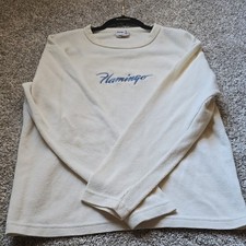 VINGATE Flamingo Casino CORDUROY , LONG SLEAVE SIZE MED American Vintage Vibes