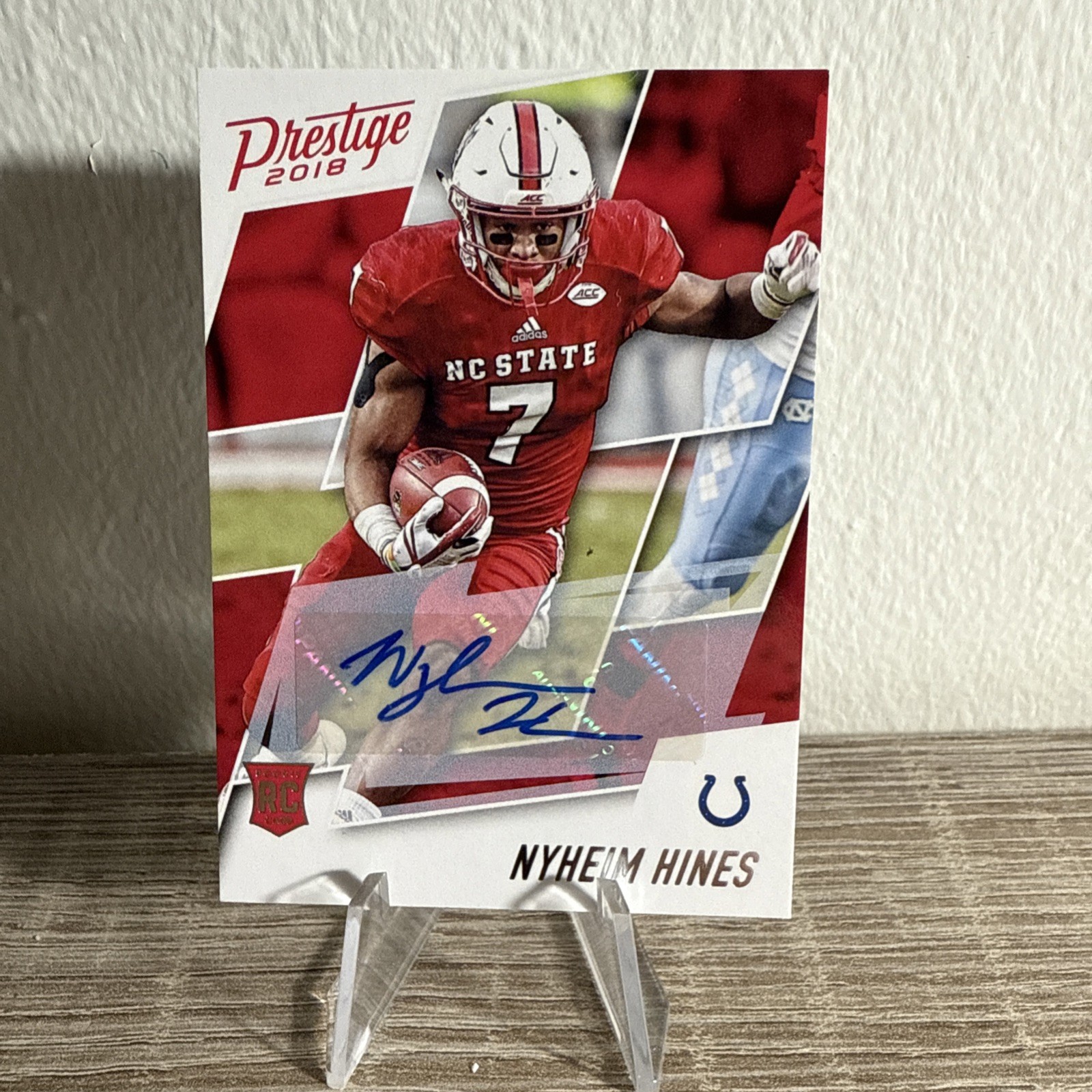 Nyheim Hines Panini Prestige #295 Signature