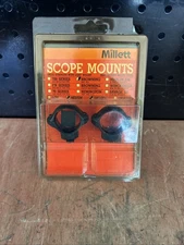 Millett Steel Matte Turn In Scope Rings Smooth 1 inch Medium Browning #36