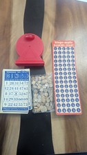 Vintage 1950s Transogram Gold Medal Bingo-Matic Game Set Partial