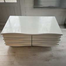 Blue Suntree White Omar Coffee Table Modern Design