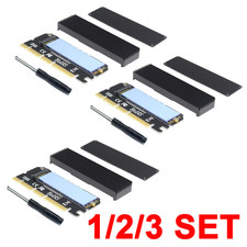 1/2/3 SET PCIe NVMe Adapter M.2 NVMe SSD to PCI-e x4/x8/x16 Converter Card