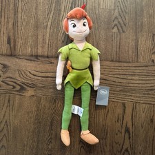 Rare Collectible Disney Store 21  Peter Pan Plush Doll - New W/ Tag