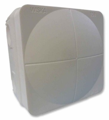 WISKA - Combi 108/5 Polypropylene IP66 Junction Box Grey 76 x 76 x 51mm