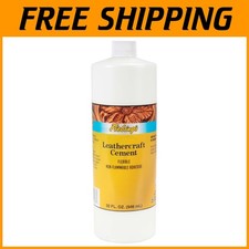 Leathercraft Cement 32 oz - Quick Dry Leather Glue