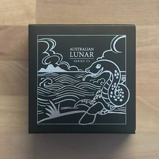 2025 Australia $1 Lunar Year of The Snake 1oz Silver Proof High Relief Coin