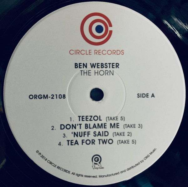 米2discs LP Ben Webster The Horn ORGM2108 ORG Music /00660 Ben Webster The Horn Vinyl | eBay