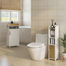 Mobiletto Bagno 5 Scomparti Impermeabile – Leggero E Salvaspazio Per Ufficio, Cucina E Ingresso