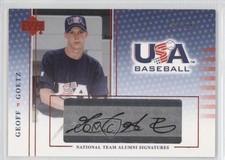 2005 USA Baseball National Team Alumni Signatures Black Ink Geoff Goetz Auto b8l