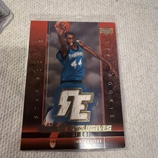 Ndudi Ebi 2003-04 Rookie Exclusives Rookie Jersey Card #121. rookie card picture