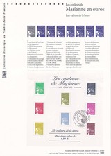 Document Philatélique 1er Jour : 45 2004 - Marianne en Euros