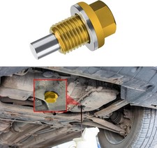 M14 1.5 Magnetic Oil Drain Plug, Transmission Oil Plug, Oil Pan Su Color: Gold