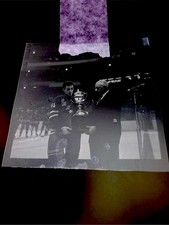 NHL HOCKEY NEGATIVE MSG LADY BYNG   CLARENCE CAMPBELL 1957-58 CAMILLE HENRY AHL