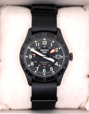 Orologio automatico meccanico SEIKO 5 Sports SBSC013 Field Sports GMT nero 2024