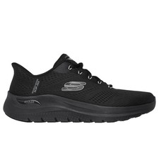 Skechers Shoes Men Black Slip Ins Extra Wide Comfort Casual Soft Arch Fit 232712