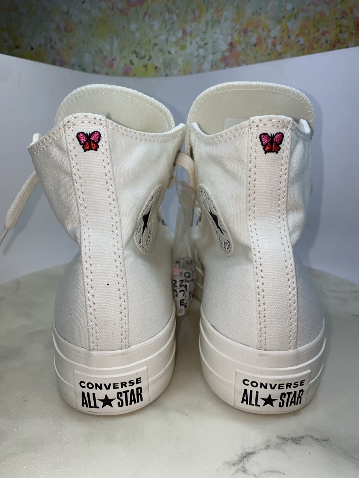 Converse DYI Women’s US 8.5 White Cream Trainers - Excellent New - EU 39.5 thumbnail 7