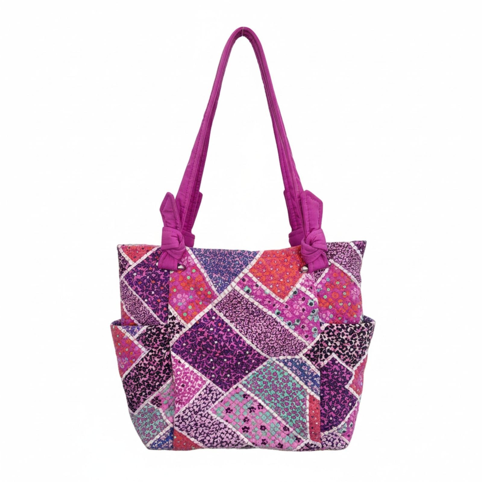 Vera Bradley "Retired" Multi-Pattern Patchwork To… - image 1
