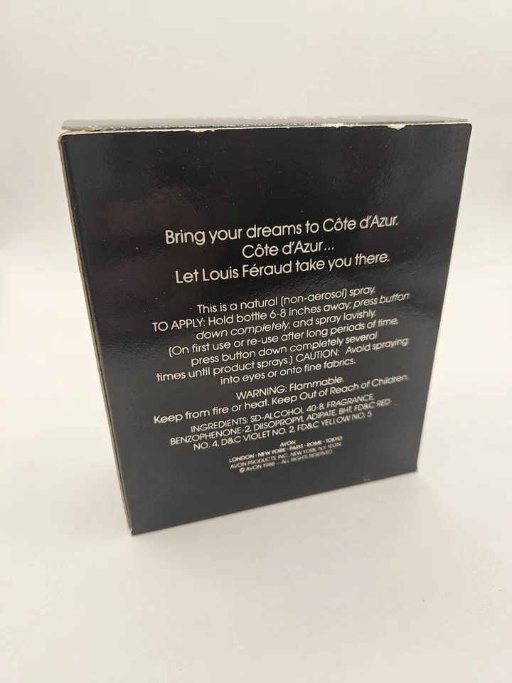 Avon Cote D’Azur Eau De Toilette EDT Spray Louis Ferguson Paris Perfume 1.7oz Foto 4 de 4