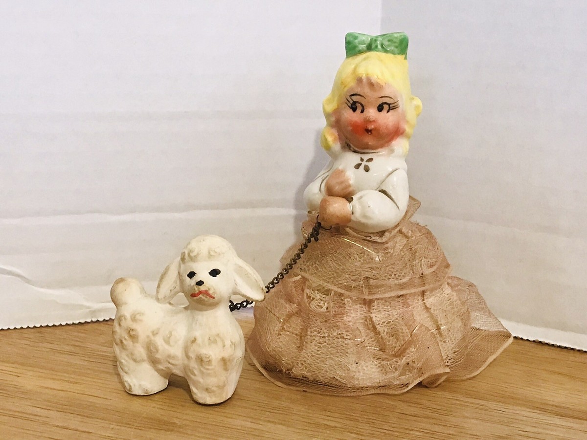 Vintage Figurine “Mary Had A Little Lamb” Japan Porcelain