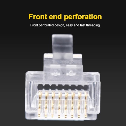Rj45 Connector Cat6a Cat6 Connector Network Unshielded 8Pin Modular rj45 Plugs - Picture 4 of 12