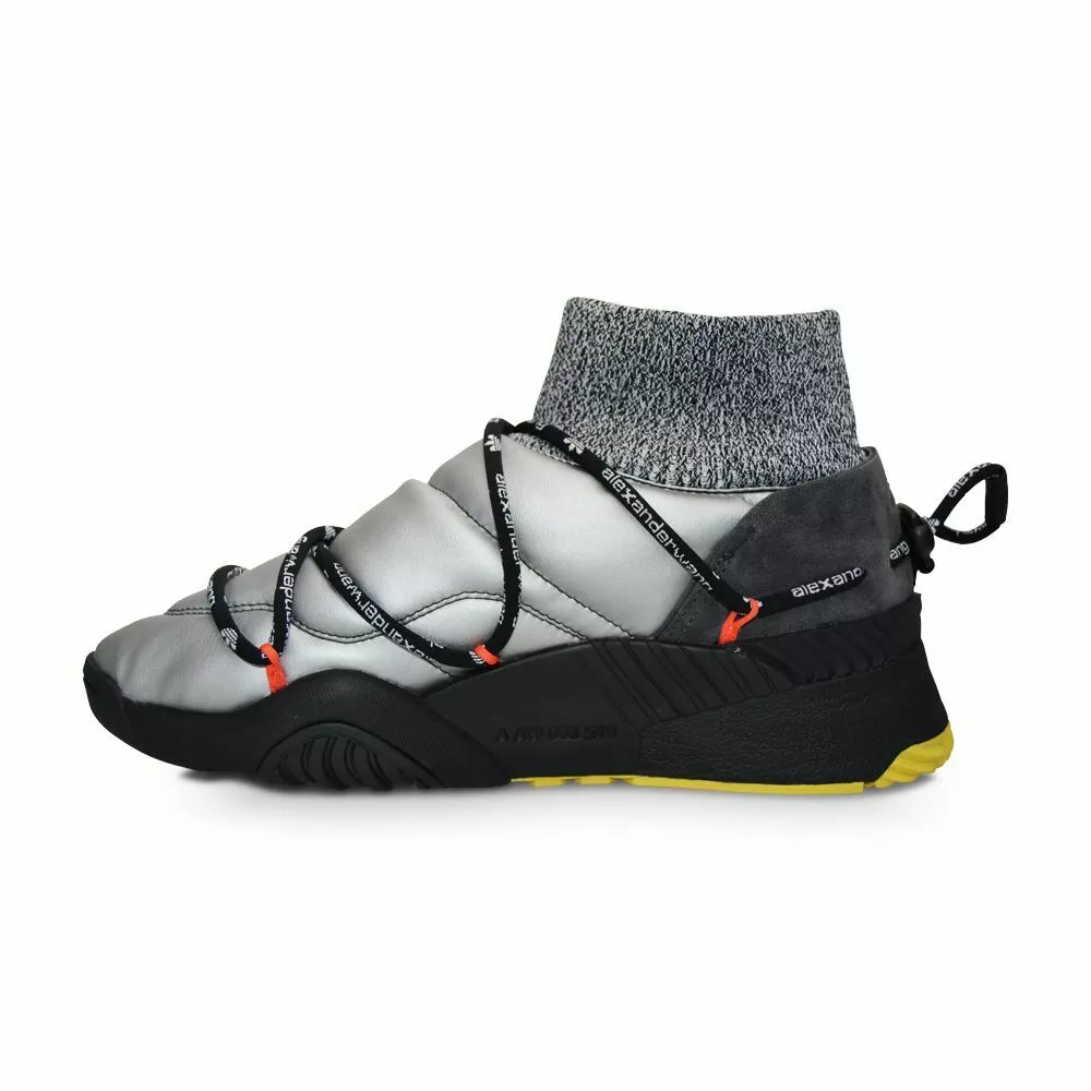 Mens Adidas Puff Trainer X Alexander Wang FV2960 Silver Black