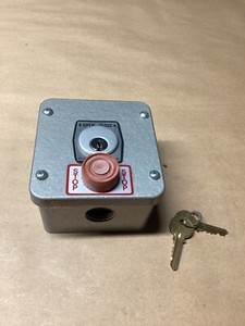 American Garage Door Supply 1Kxs Keyswitch,Surface Mount #100E121PR6*CO