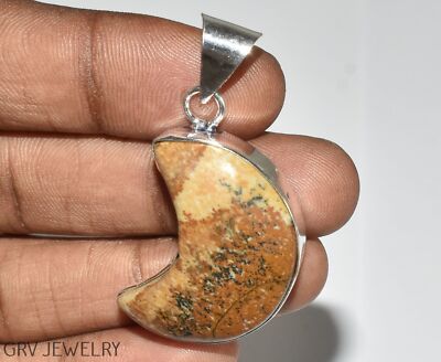 Picture Jasper Crescent Gemstone 1.7