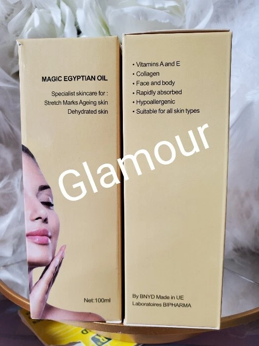 Aceite egipcio mágico.  Especialista en estrías, anti envejecimiento 7 días. 100ml x 1 Foto 3 de 4