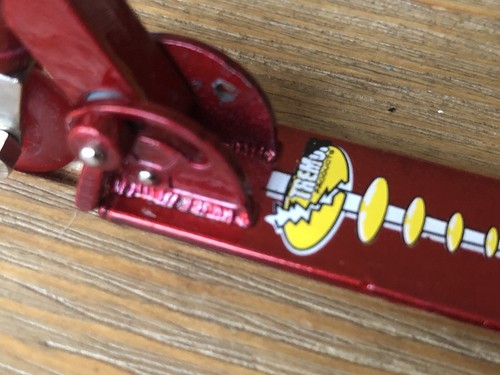 Mini Scooter Model Interactive Finger Toy Red 4” Diecast Road Champs 2000 VGC - 第 6/10 張圖片