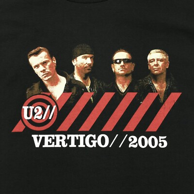 U2 VERTIGO 06 Tシャツ ブラック XL BONO ボノ U2 VERTIGO 06 Tシャツ