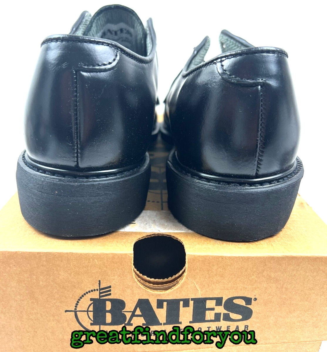 Bates Leather Uniform Oxford Shoes, Vibram Sole, Men display picture 1