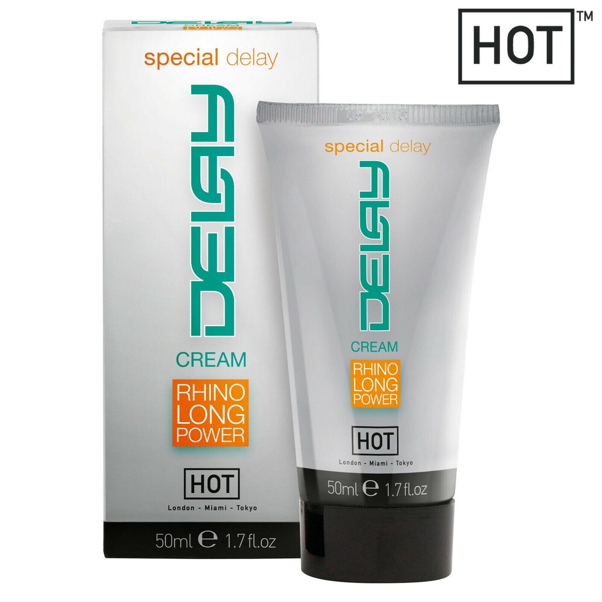 Crème HOT RHINO Longue Puissance - 30ml, Origine Allemagne, Pour Hommes