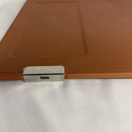 Wireless Charger 2in1 Mouse Pad QI Wireless Charging Faux Leather iPhone Android - Picture 9 of 12