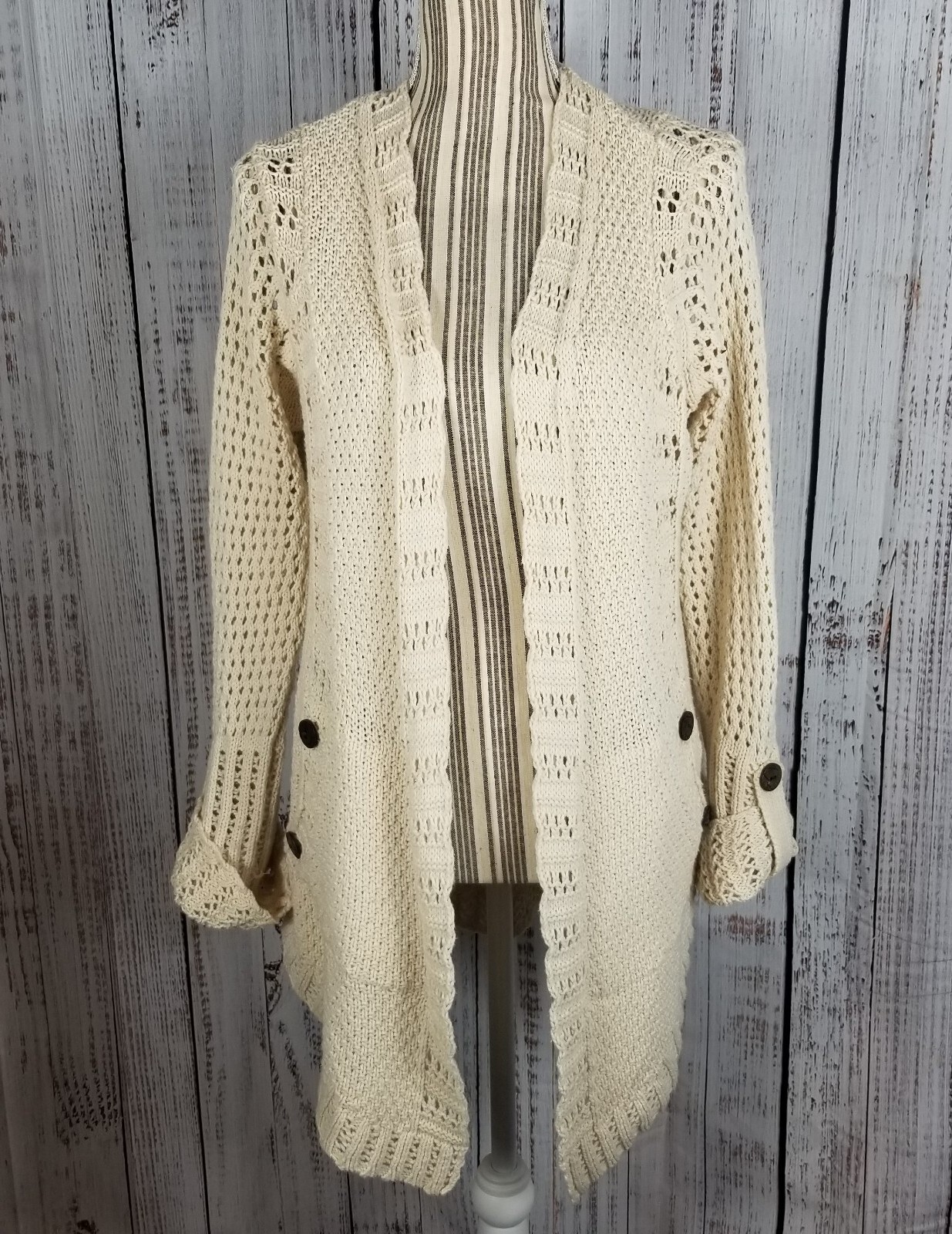 Anthropologie Angel Of The North Knit Cardigan Sweater Small (Larger Fit) |  eBay