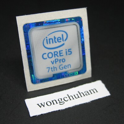intel CORE i5 vPro 7th Gen sticker 18mm x 18mm #202211242208 | eBay