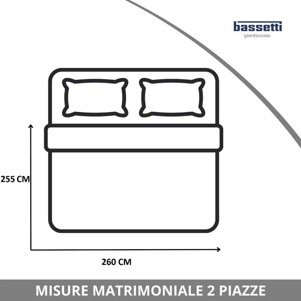 Copriletto Trapuntato Matrimoniale in cotone Bassetti Granfoulard Art Isolabella - Immagine 4 di 4