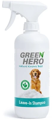 Green Hero Hundeshampoo | Shampoo Hunde | Trockenschaumshampoo, schnelltrocknend