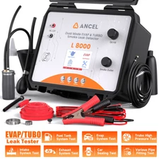 Color LCD Screen EVAP Smoke Machine Leak Detector Turbo System Built-in Air Pump