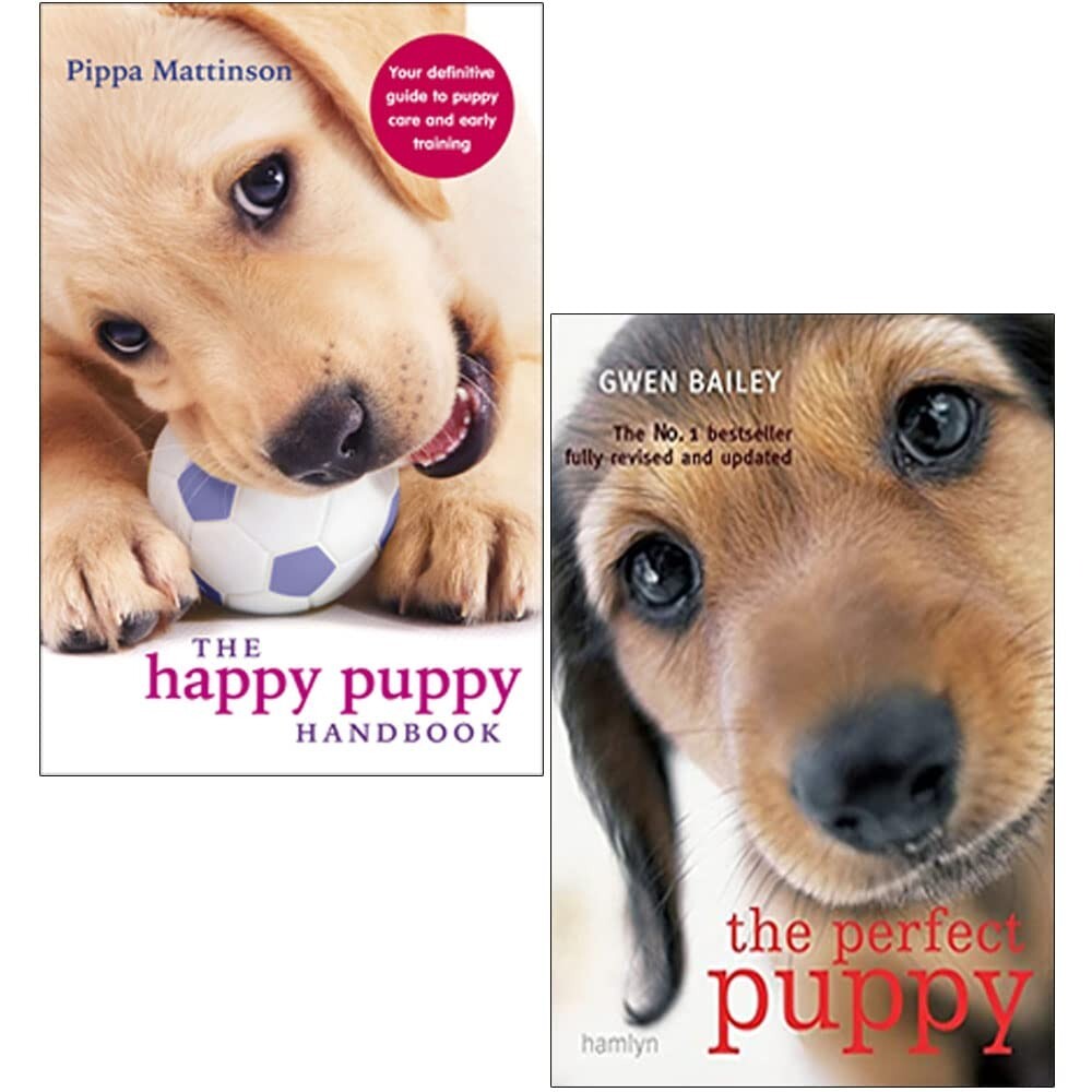 Puppy Care 2 Books Collection Set Perfect Puppy, Happy Puppy Handbook