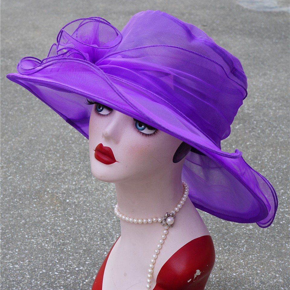 UOGE - Cappelli Da Sole Da Donna, A Tesa Larga, In Paglia, Per Spiaggia - Foto 2