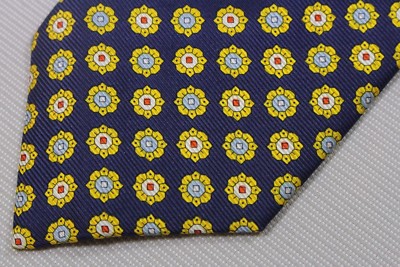 G. BINDA men's silk neck tie made in Italy