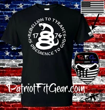 t shirt,Rebellion To Tyrants,Is Obedience To God,Live Free Or Die,2A,Molon Labe