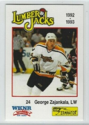 1992-93 Cleveland Lumberjacks (IHL) George Zajankala | eBay